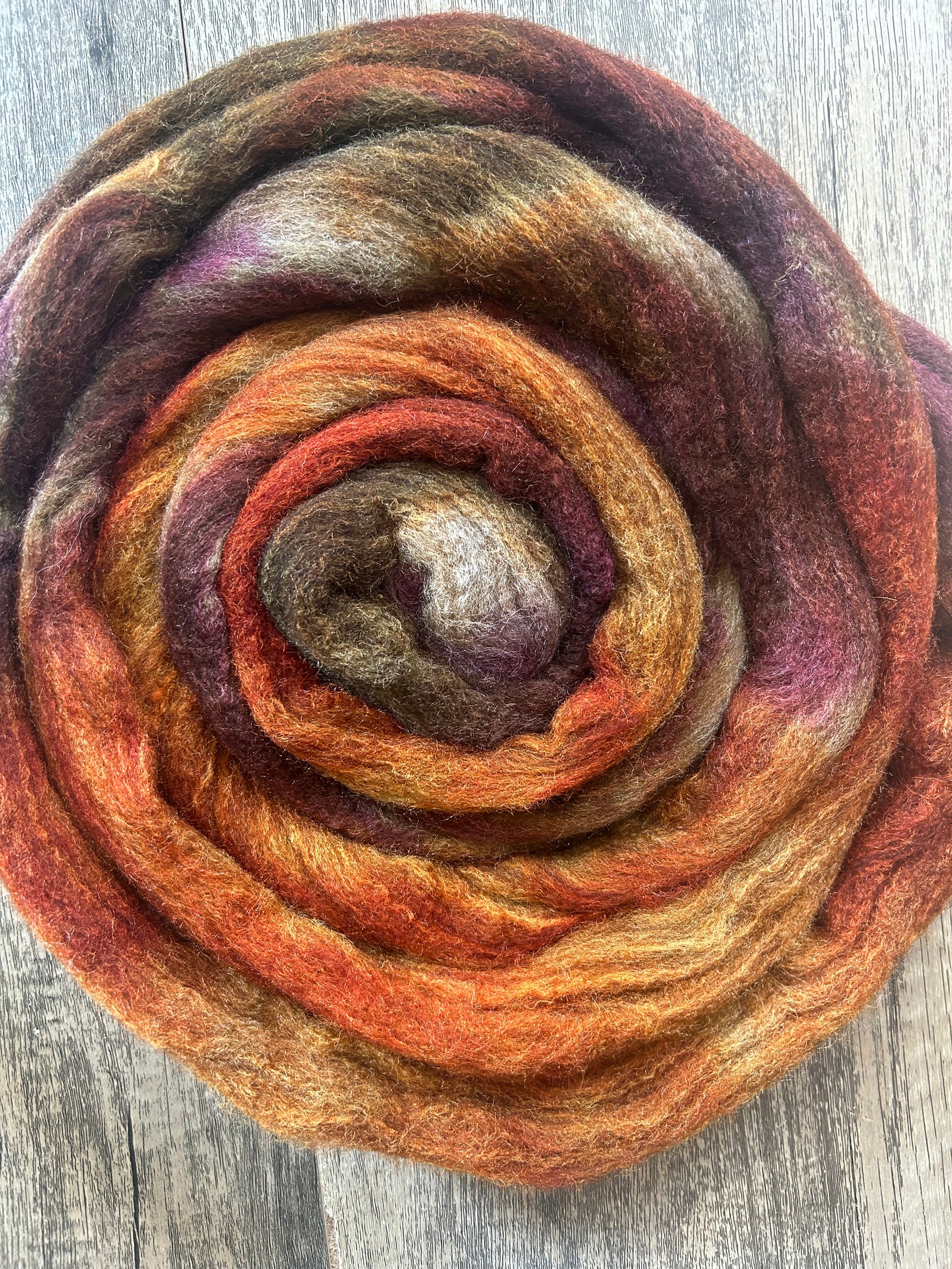 Fire Maple - Fibre BFL Glow