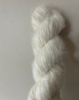 Ivory (undyed)  -  Suri Alpaca Silk Lace