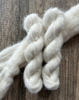 Ivory (undyed)  -  Suri Alpaca Silk Lace