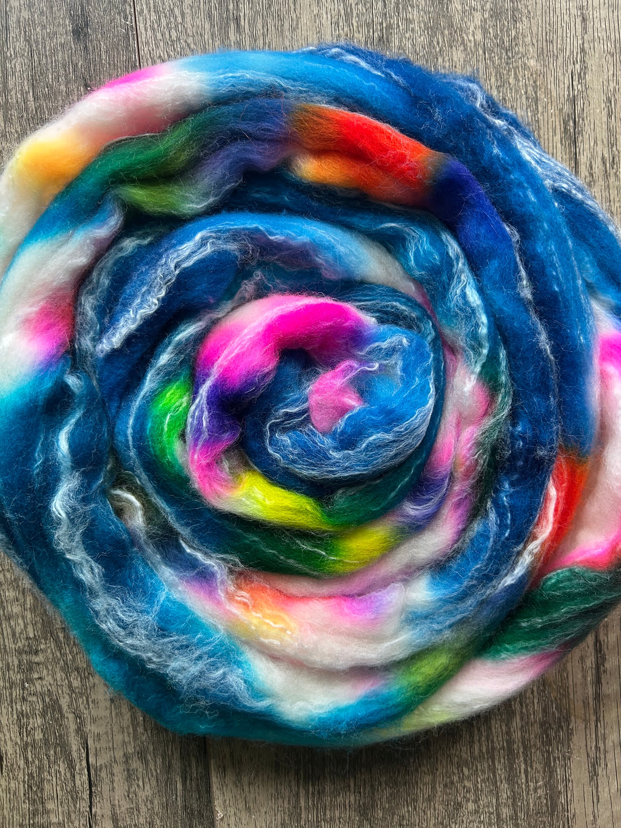 Pool Party - Non Superwash Polwarth Bamboo Fibre