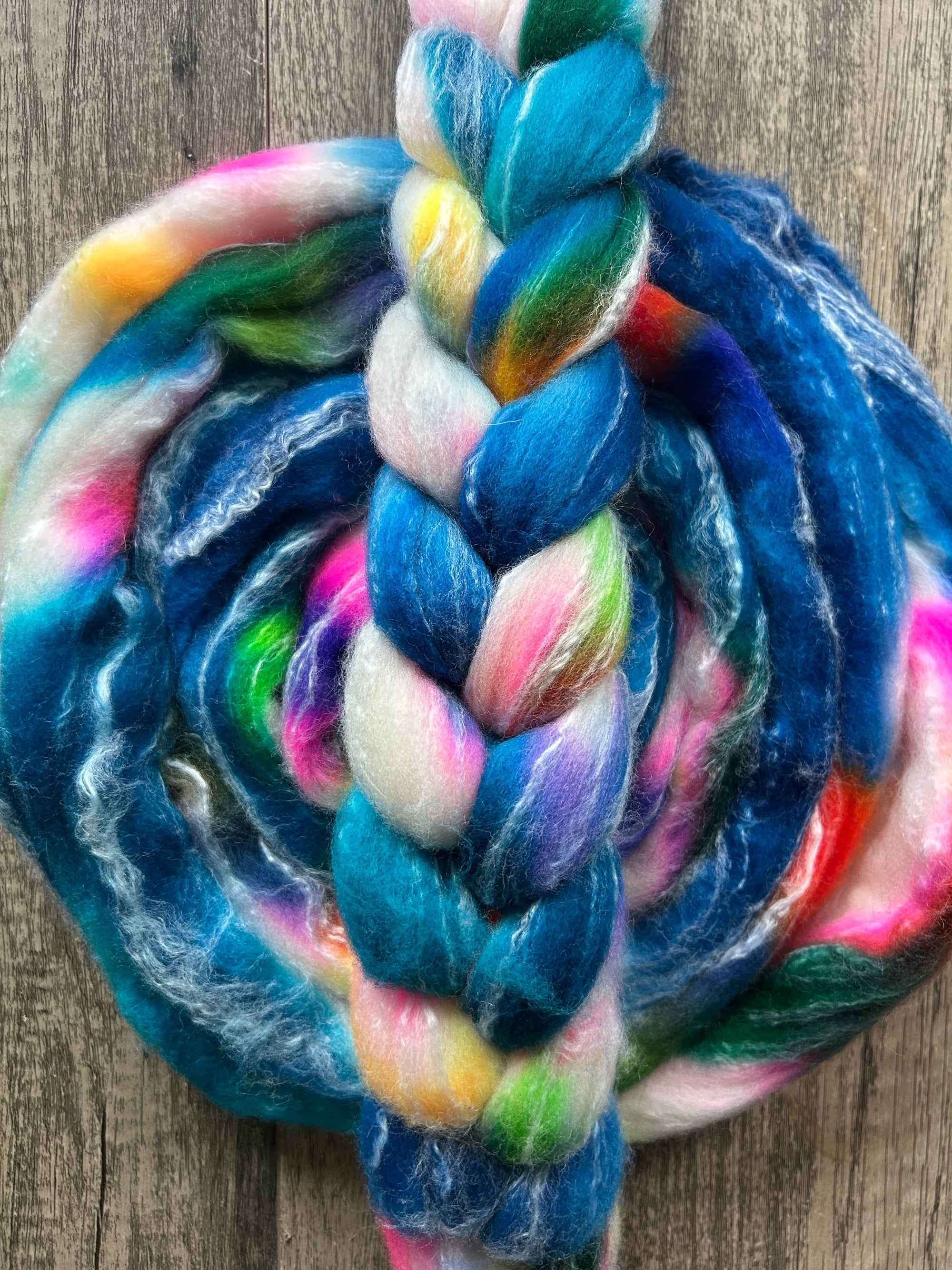 Pool Party - Non Superwash Polwarth Bamboo Fibre