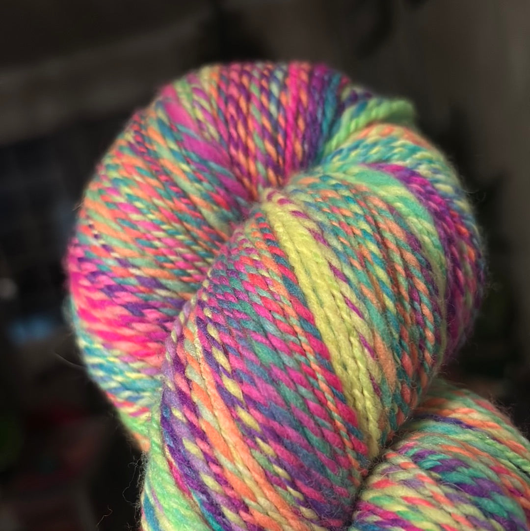 Rainbow Brite Rambouillet - Sport Weight Handspun