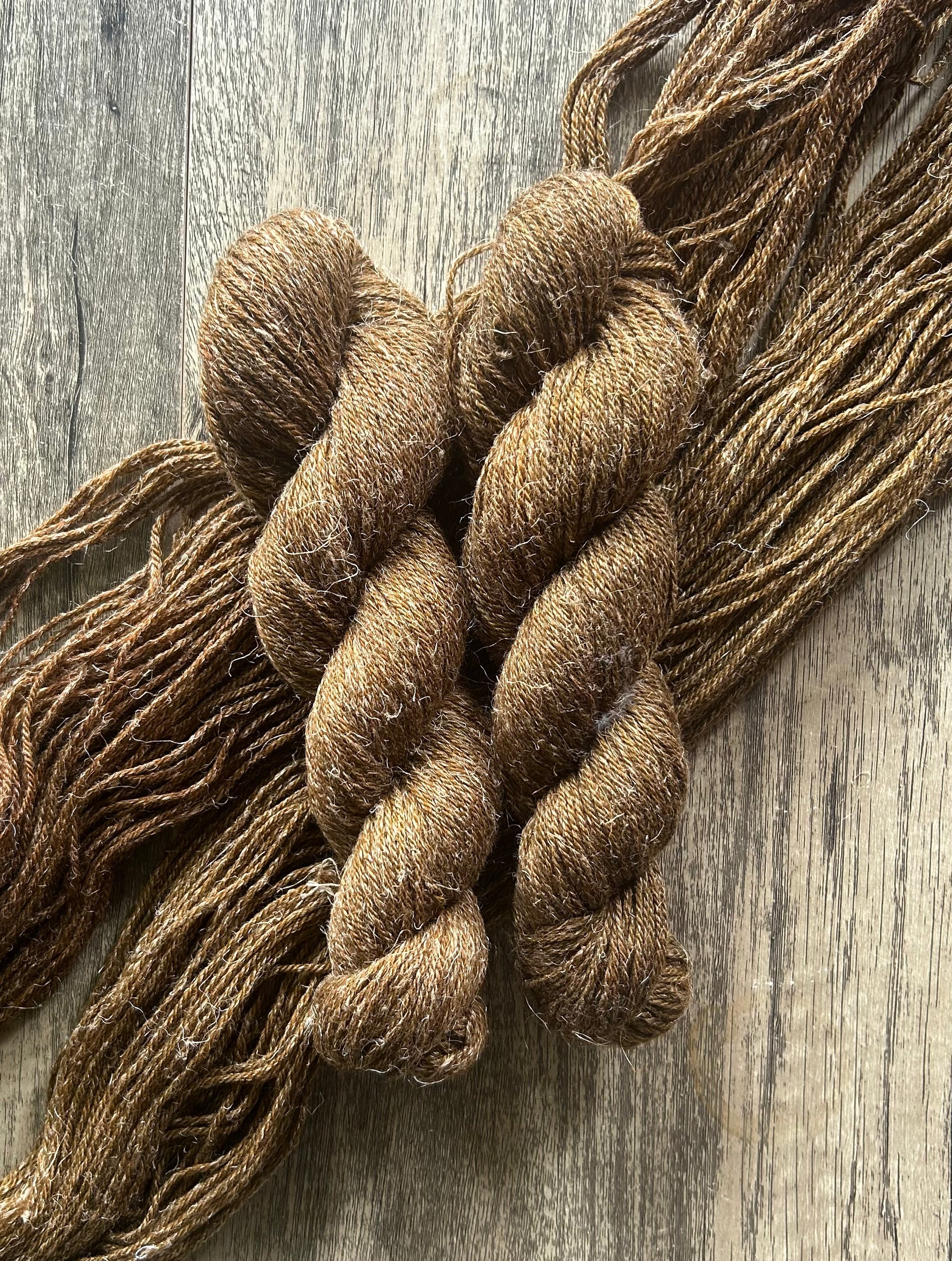 Warm Olive - DK 70/30 Wool/Linen