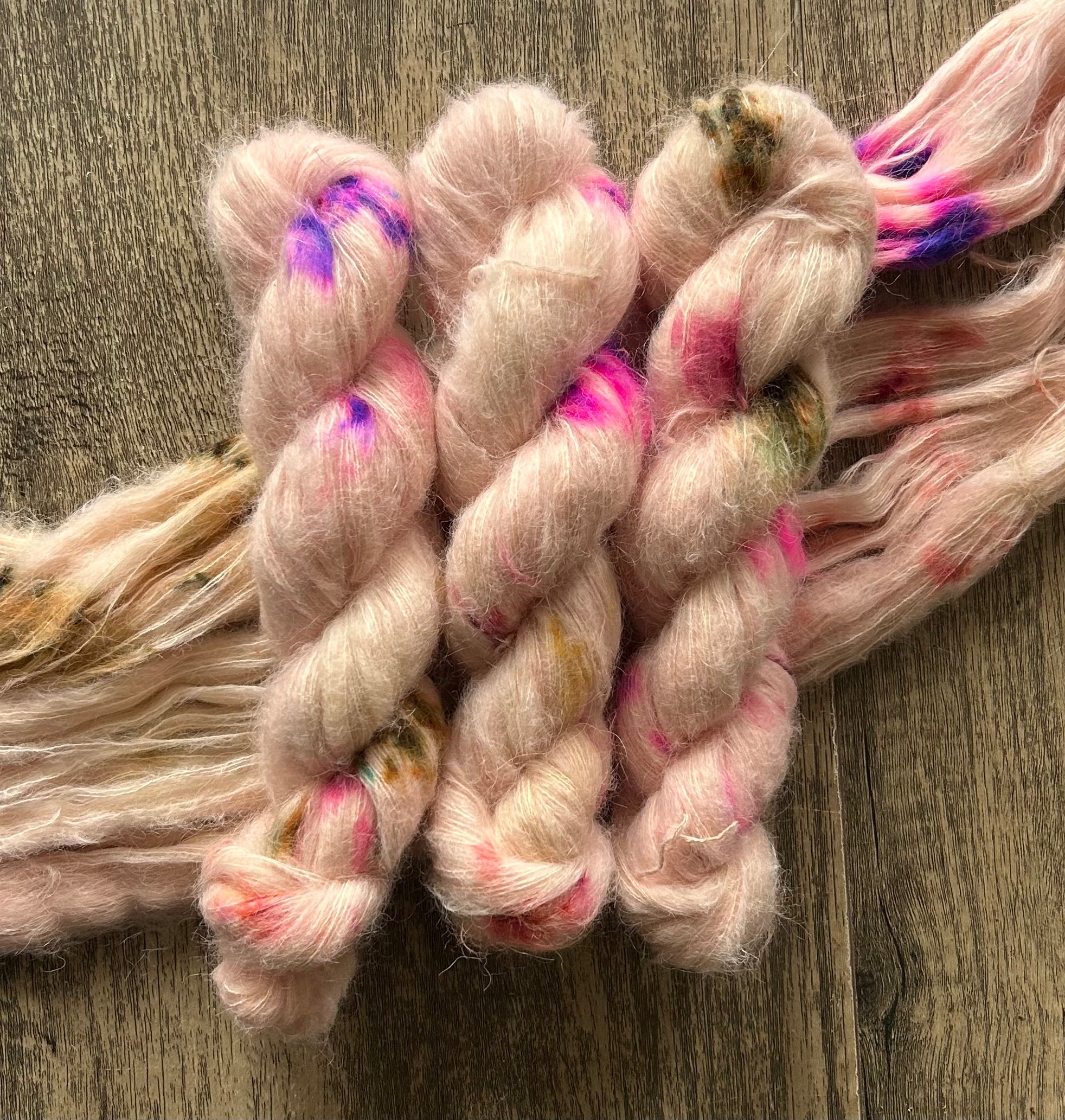 Philippine Kingfisher -  Suri Alpaca Silk Lace