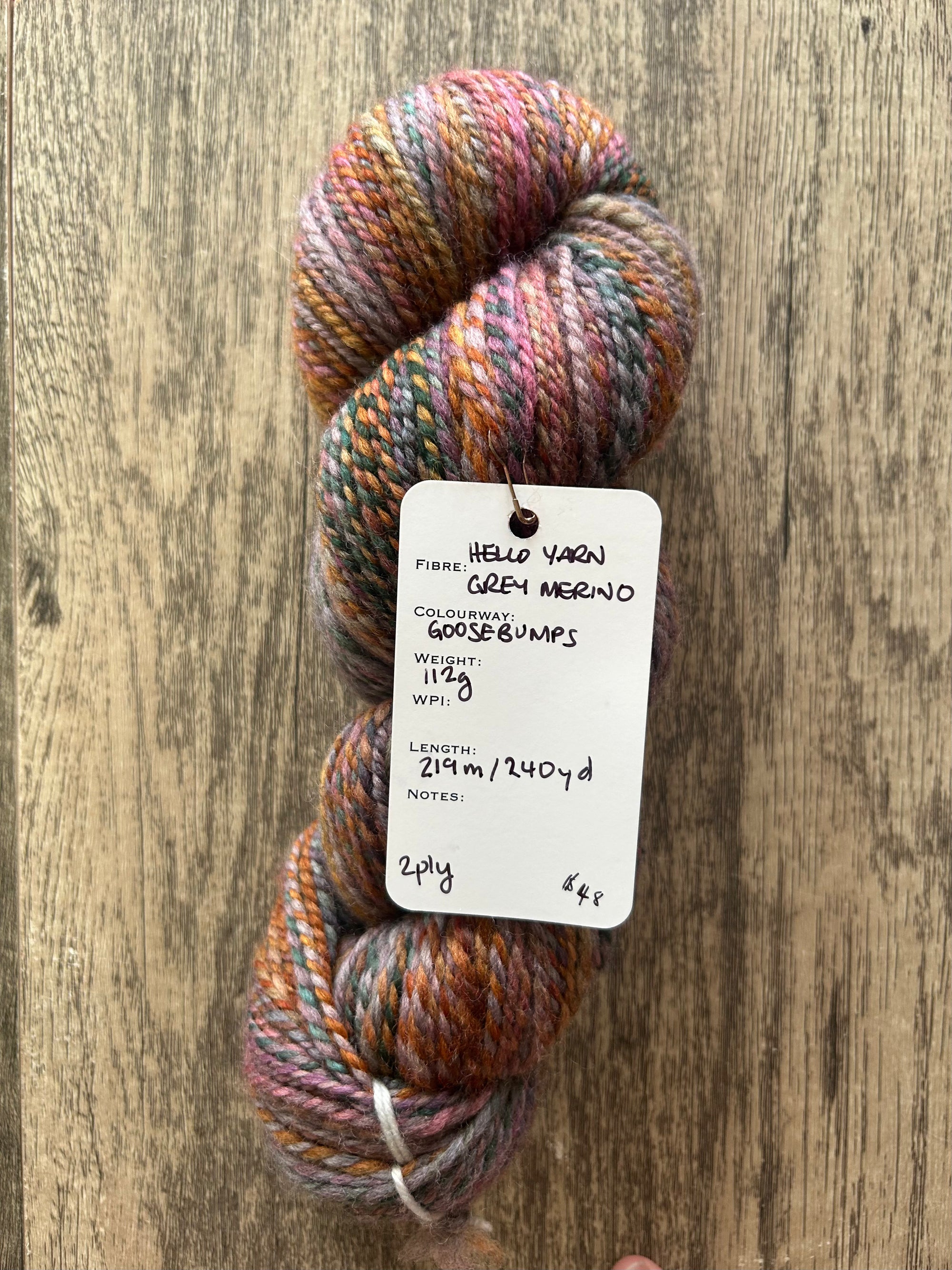 Goosebumps - DK/Worsted Handspun