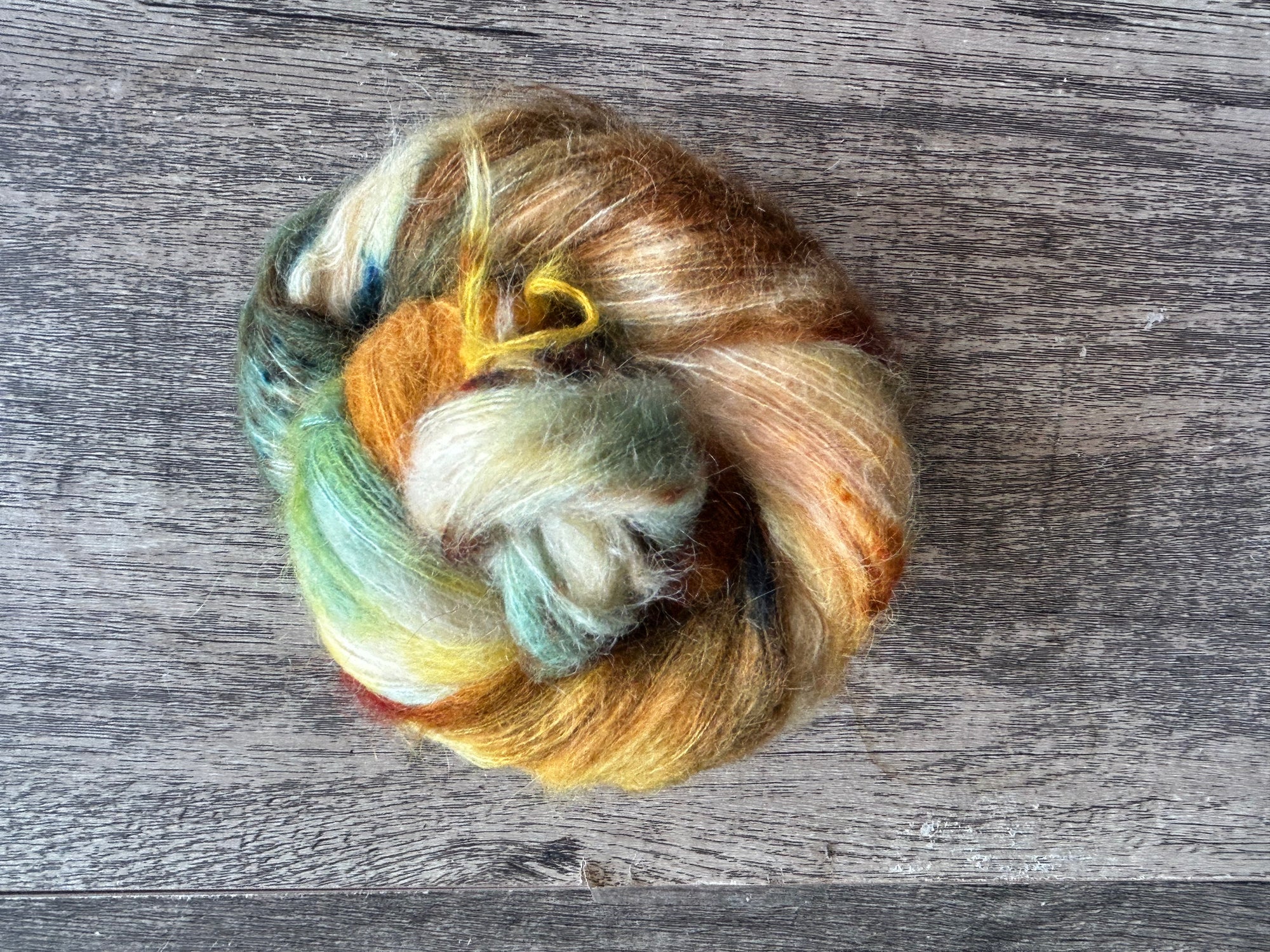 Mushroom Hunt -  Suri Alpaca Silk Lace