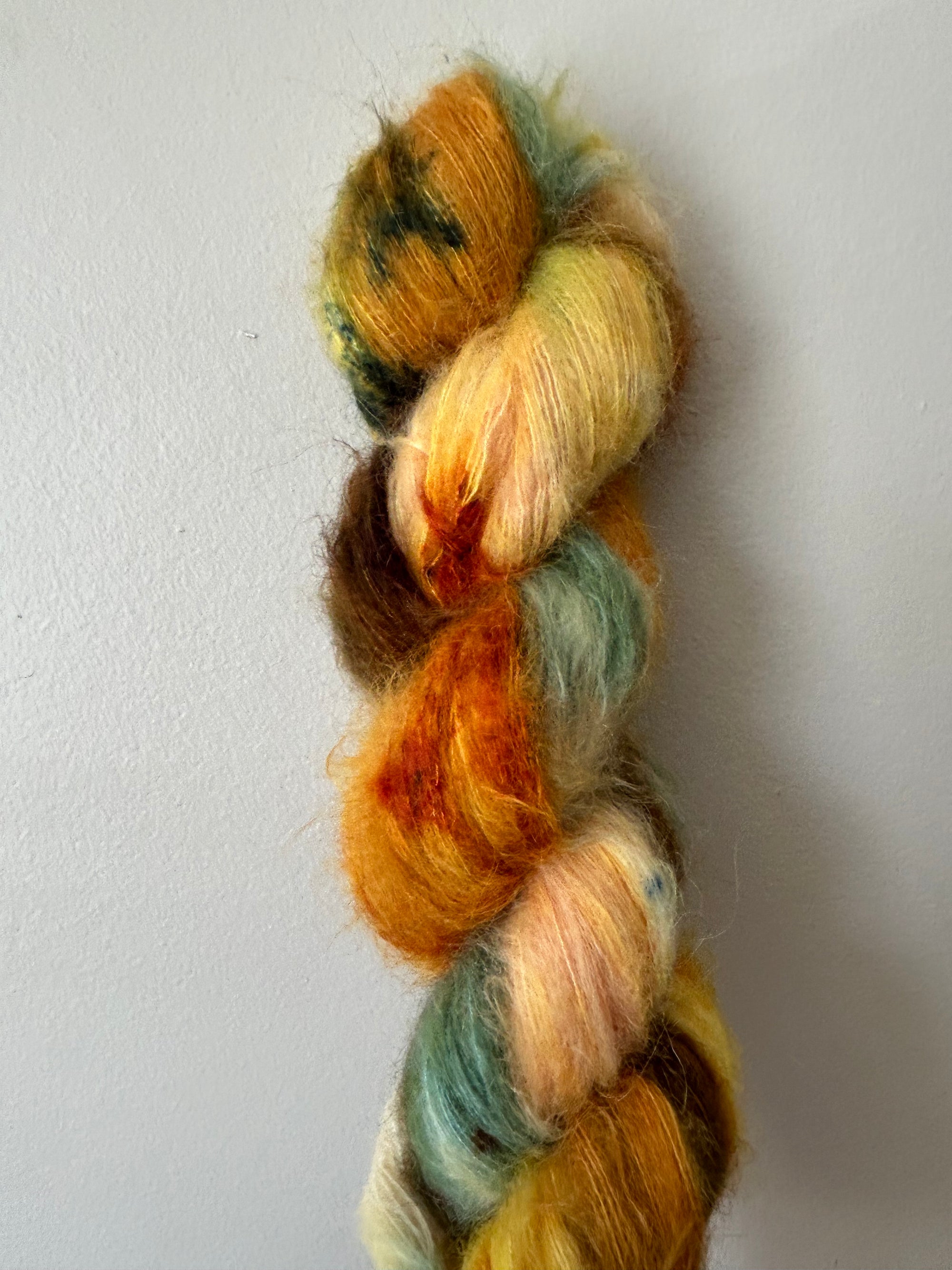 Mushroom Hunt -  Suri Alpaca Silk Lace