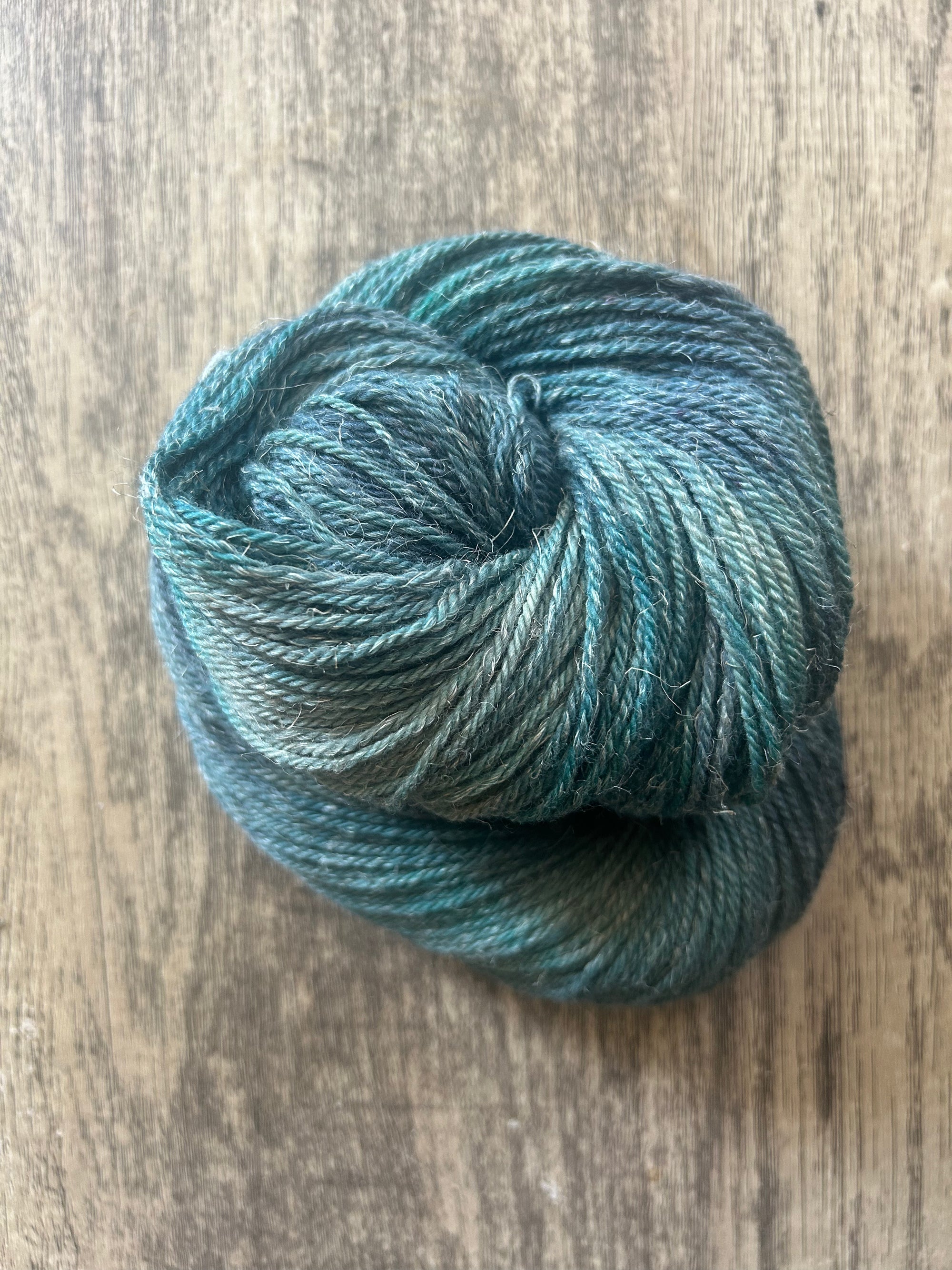 Stormy OOAK - DK 70/30 Wool/Linen