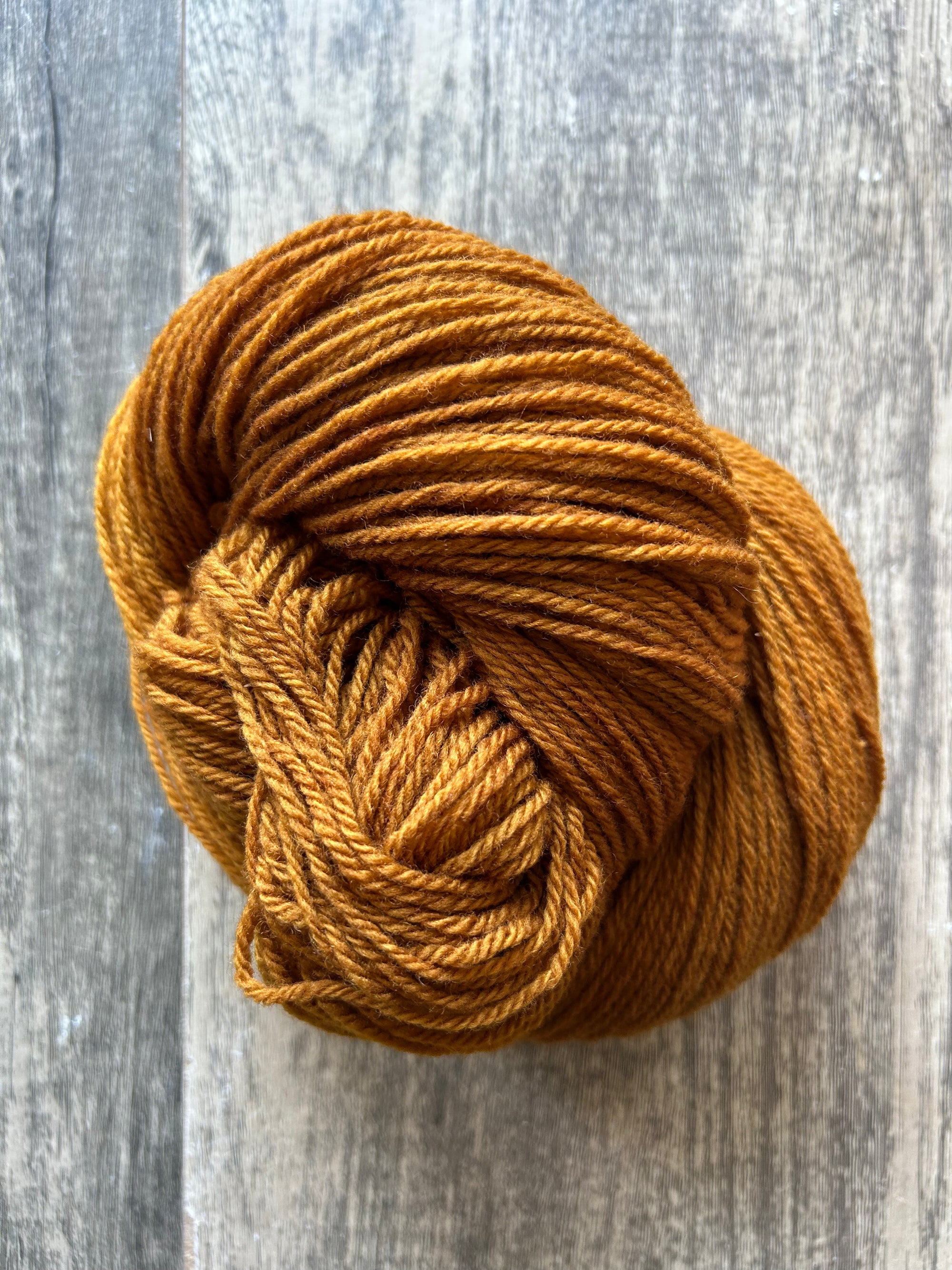 Sticky Toffee - DK Corriedale Woolen Spun Yarn