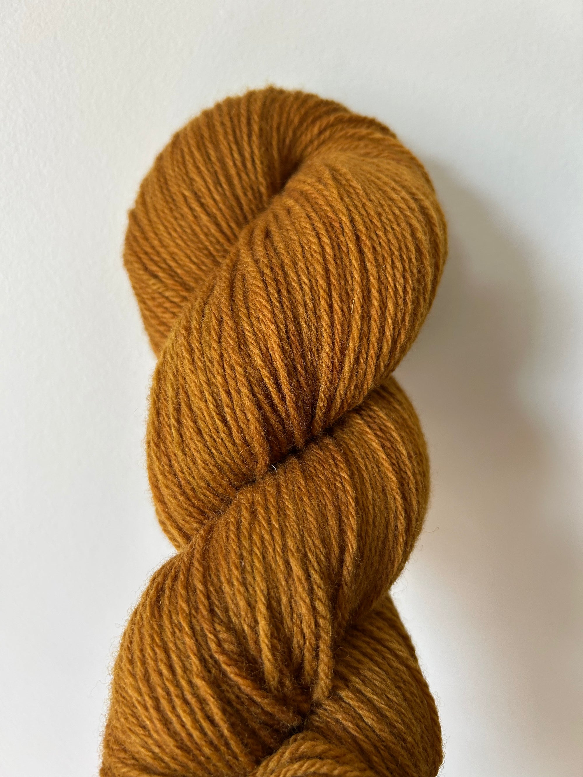 Sticky Toffee - DK Corriedale Woolen Spun Yarn