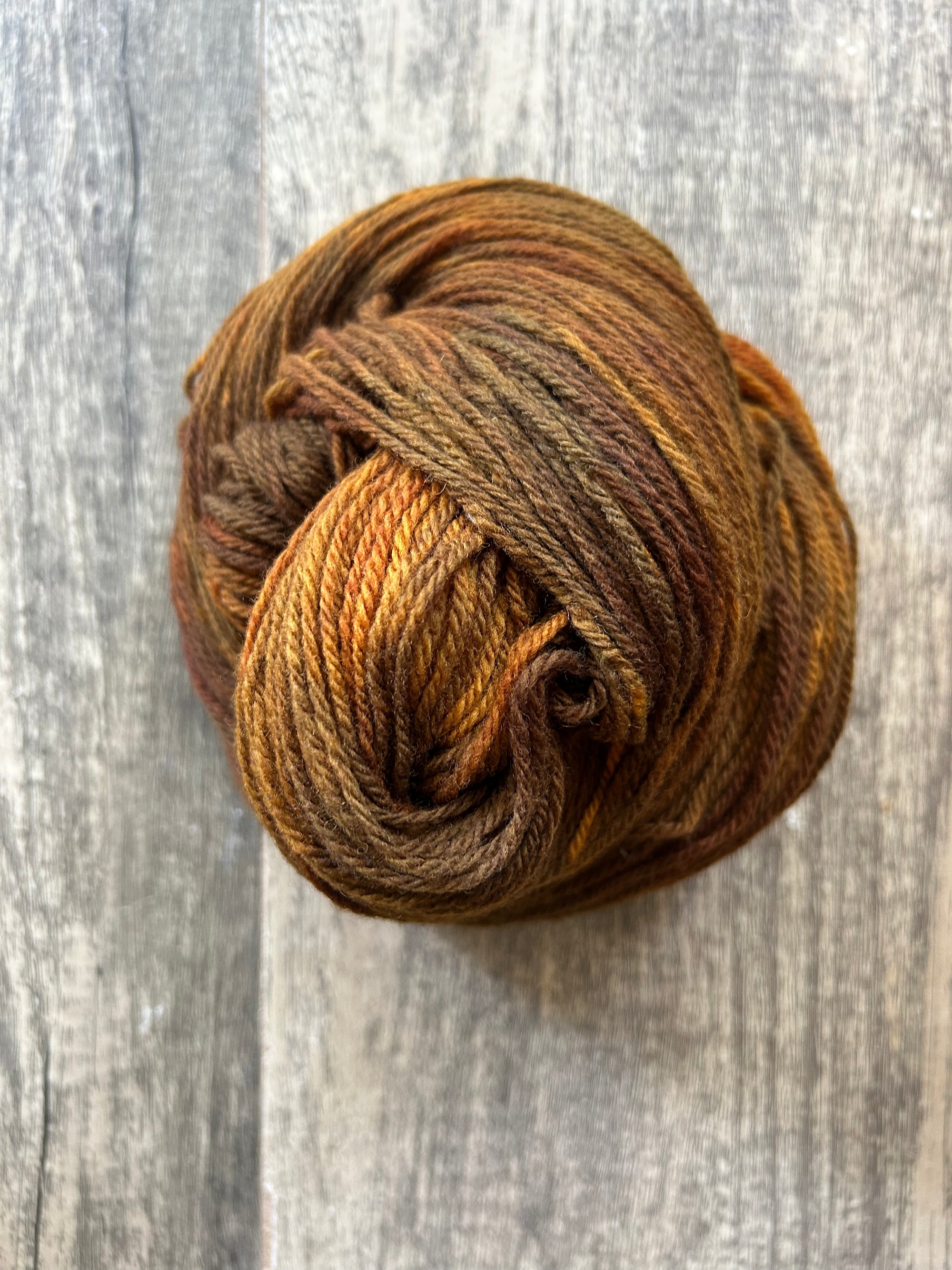 Tiger Eye - DK Corriedale Woolen Spun Yarn