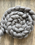 Pewter (20.0 micron) Haunui Fibre - Undyed