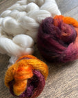 Build A Batt Red/Gold - Cormo Fibre