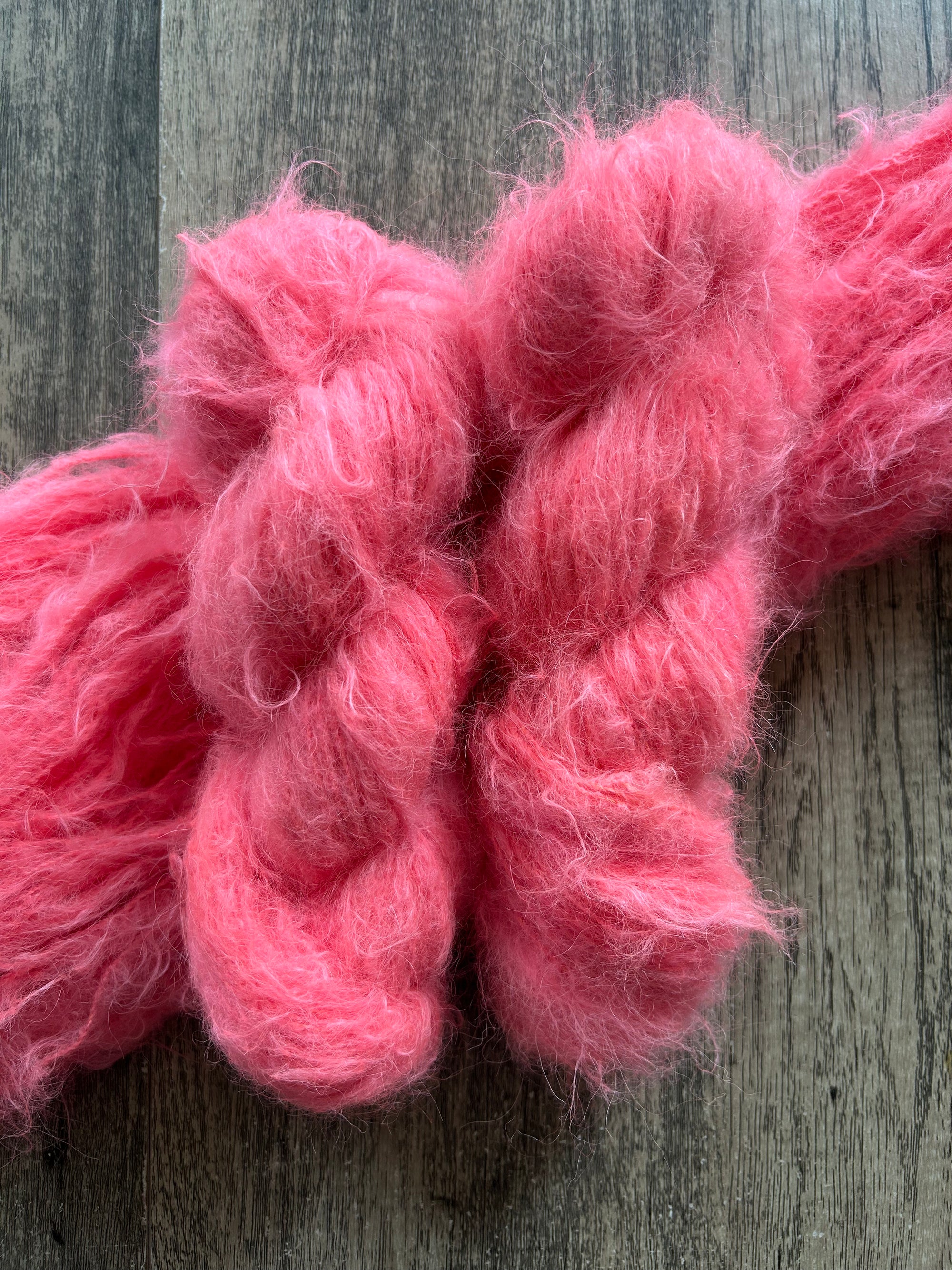 Hot Coral - Suri Alpaca DK