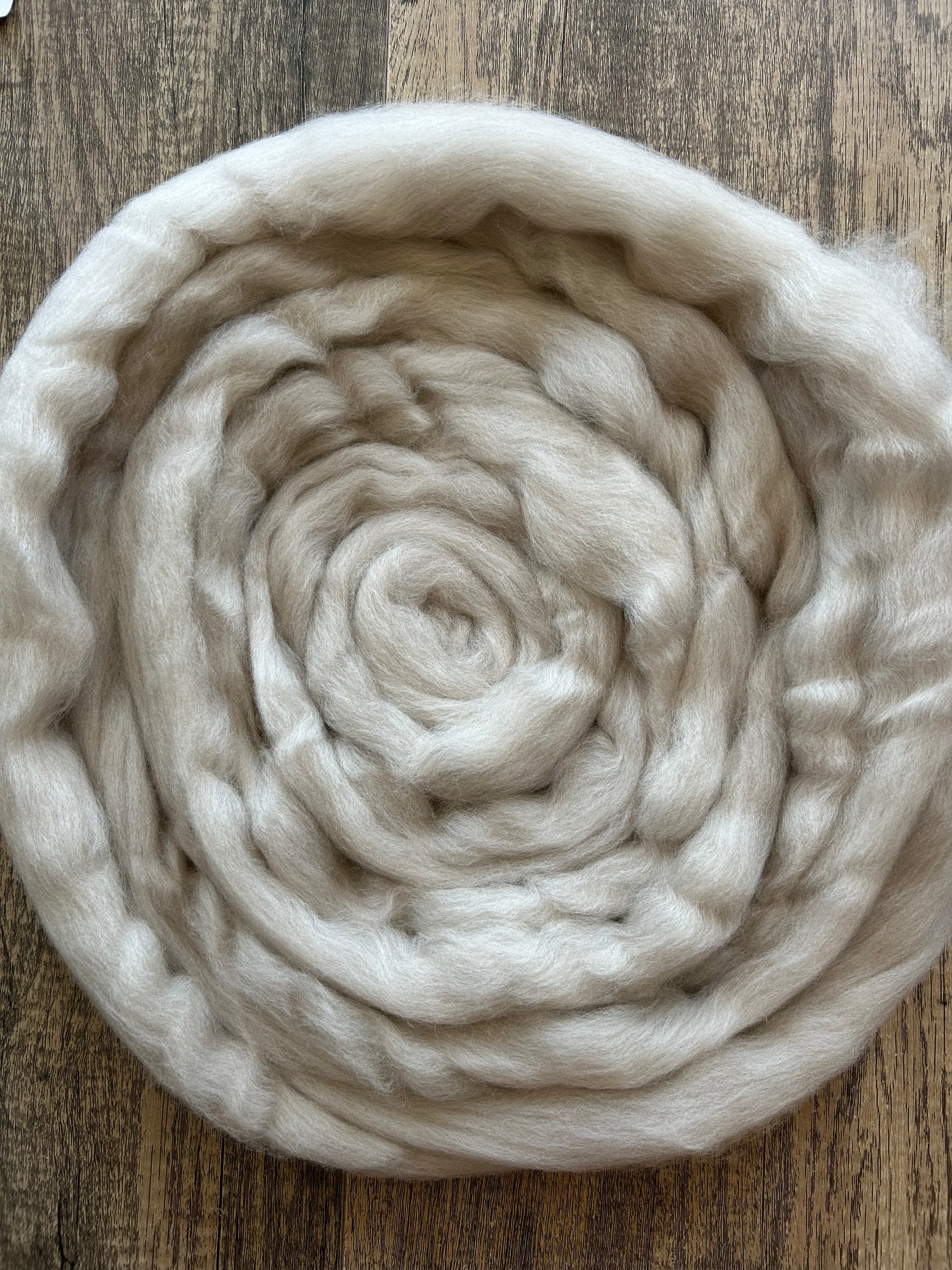 Undyed - Fog (23.6 micron) Haunui Fibre