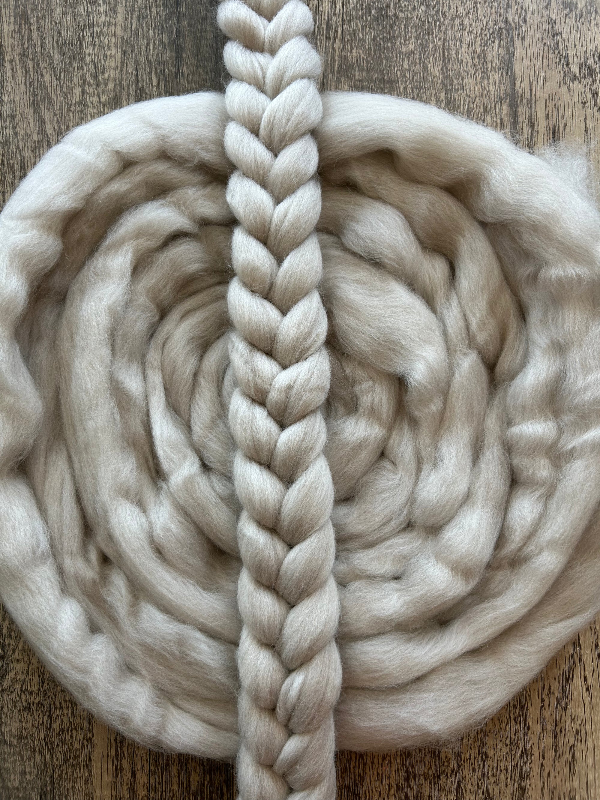 Undyed - Fog (23.6 micron) Haunui Fibre