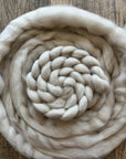 Undyed - Fog (23.6 micron) Haunui Fibre