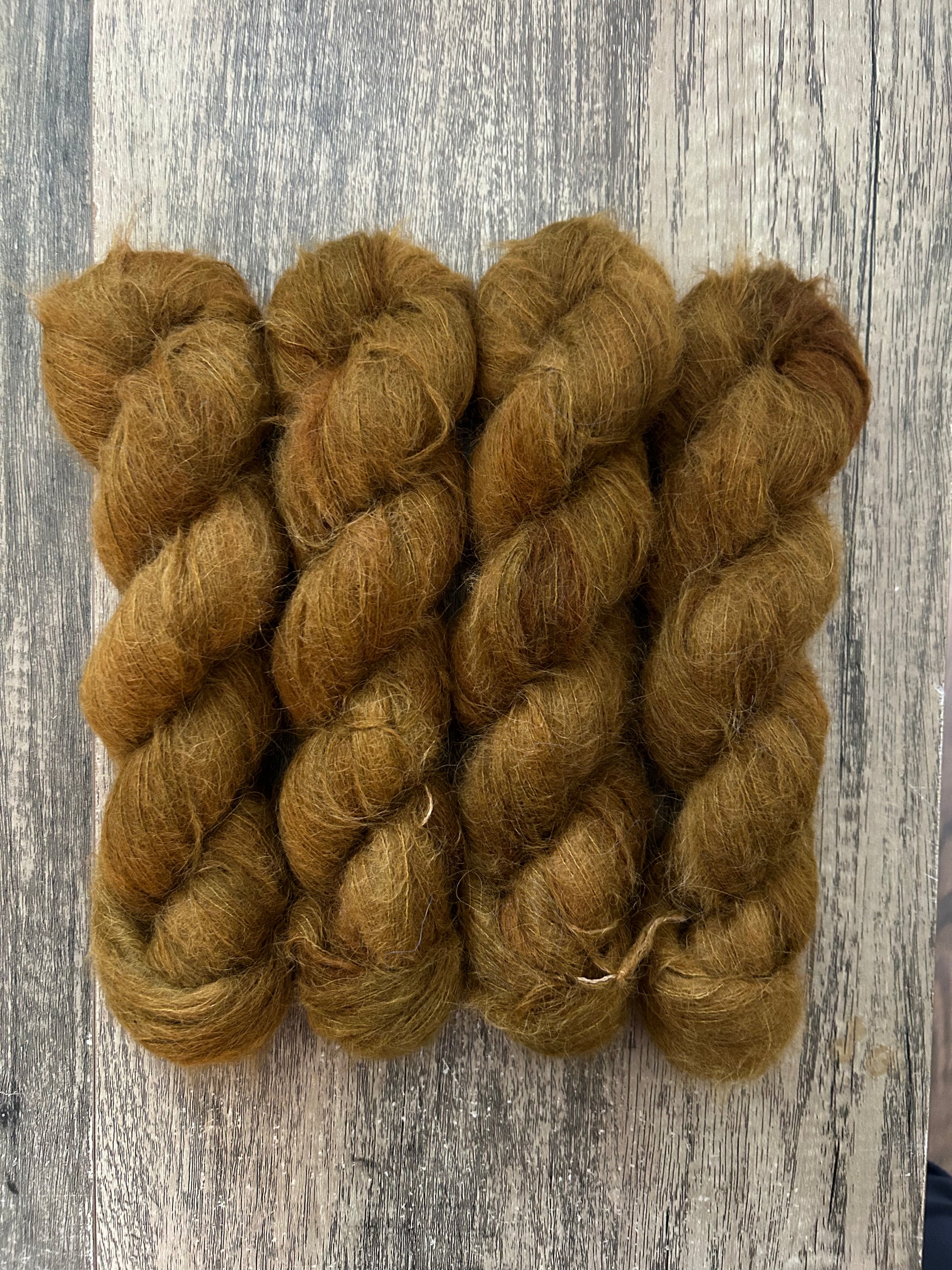 Warm Olive -  Suri Alpaca Silk Lace