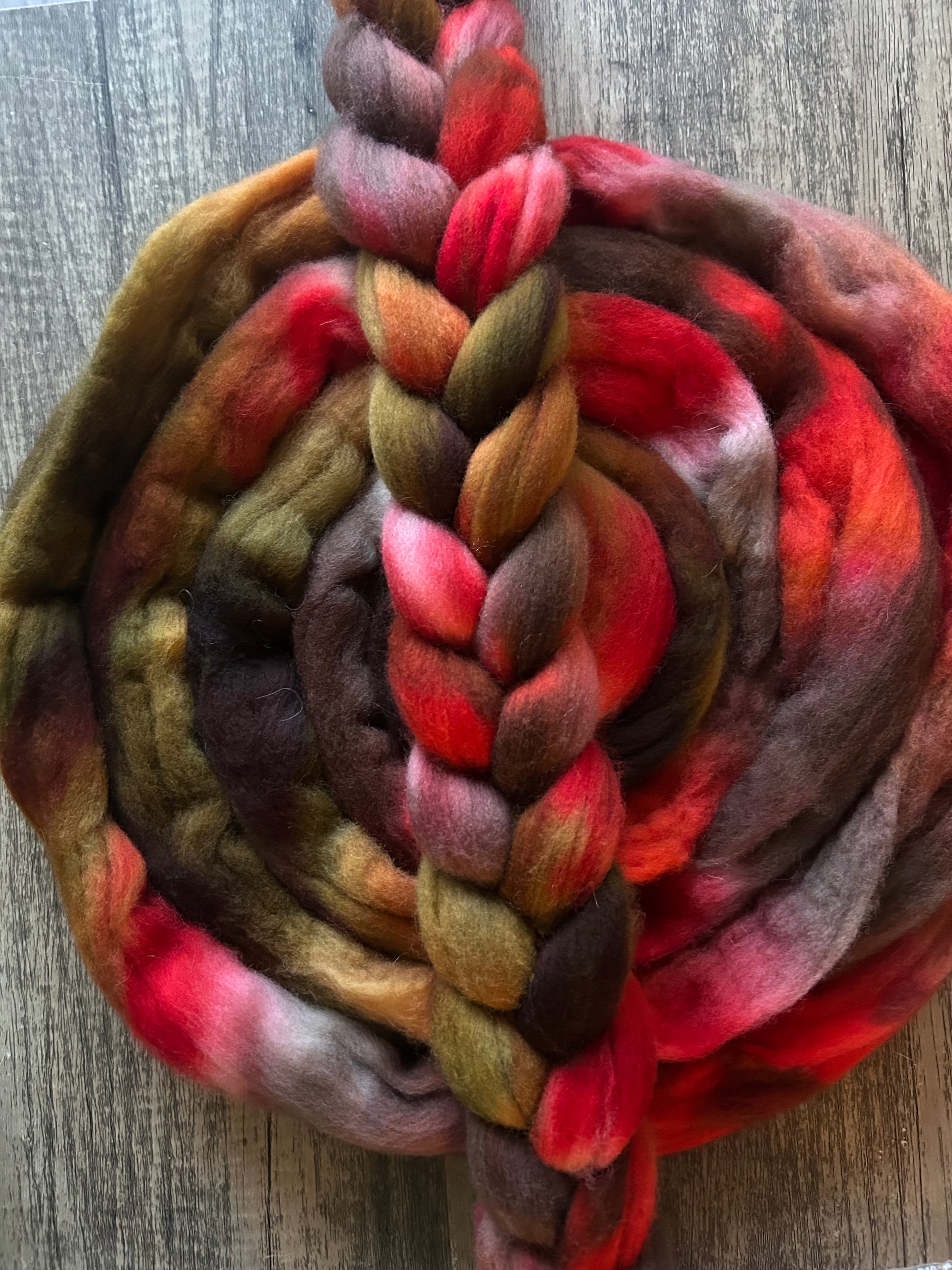 Strawberry Finch - Non Superwash Polwarth Fibre