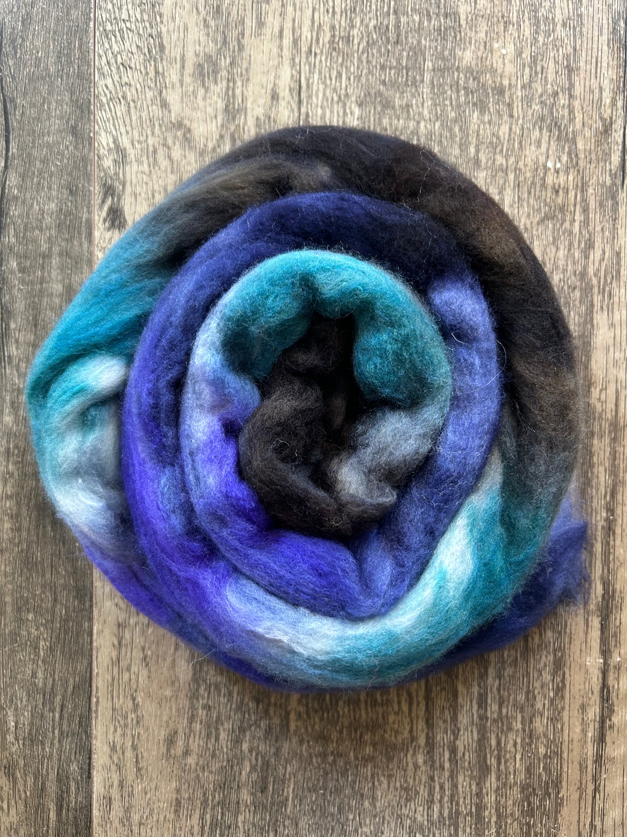 Violet Sabrewing - Non SW Rambouillet Silk Fibre