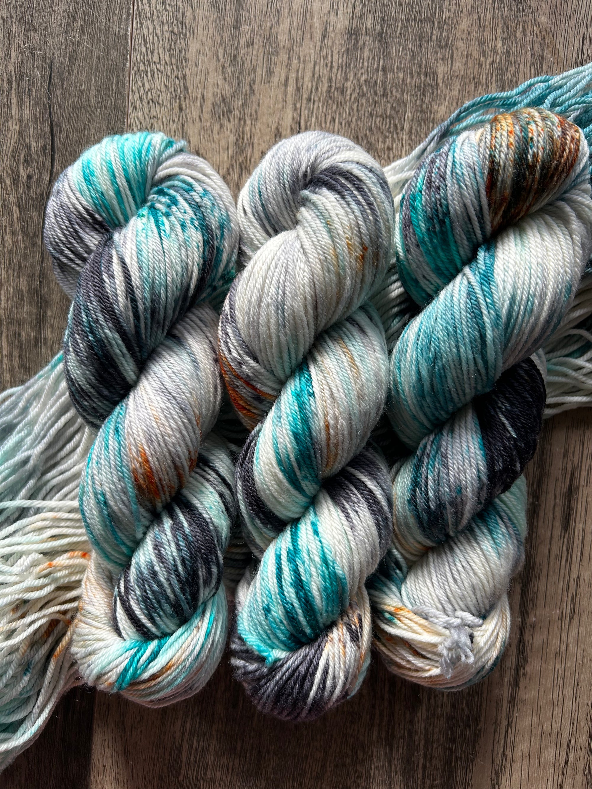 Salt Air (Heavy Speckle) - DK 85/15 SW Merino/Nylon