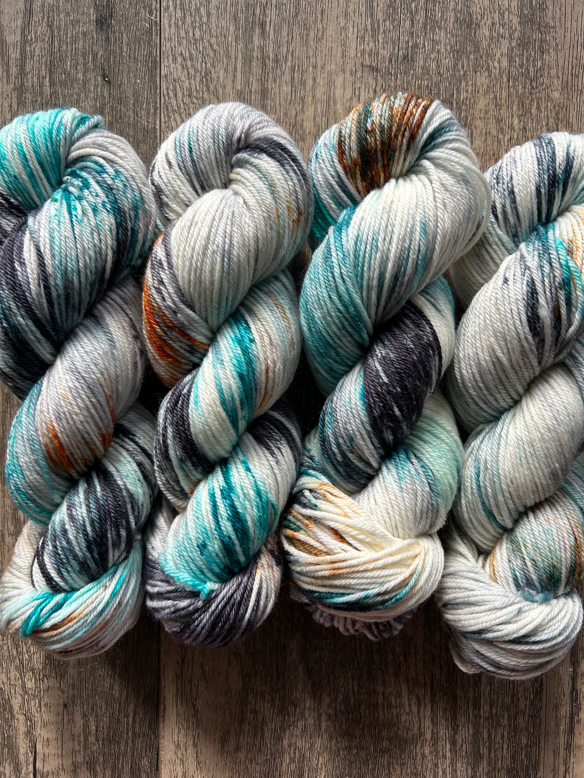 Salt Air (Heavy Speckle) - DK 85/15 SW Merino/Nylon