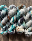Salt Air (Heavy Speckle) - DK 85/15 SW Merino/Nylon