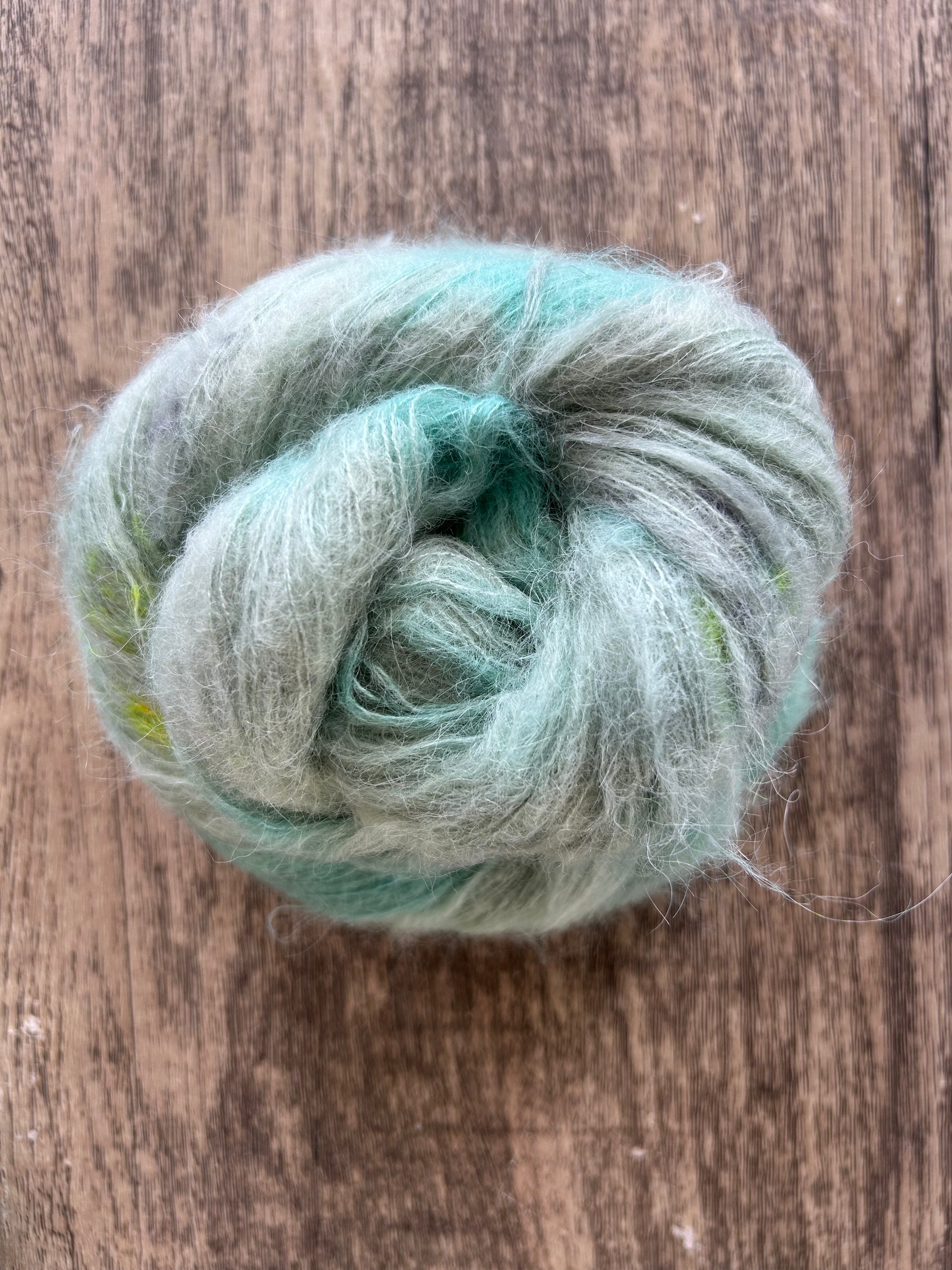 Malabar Parakeet -  Suri Alpaca Silk Lace