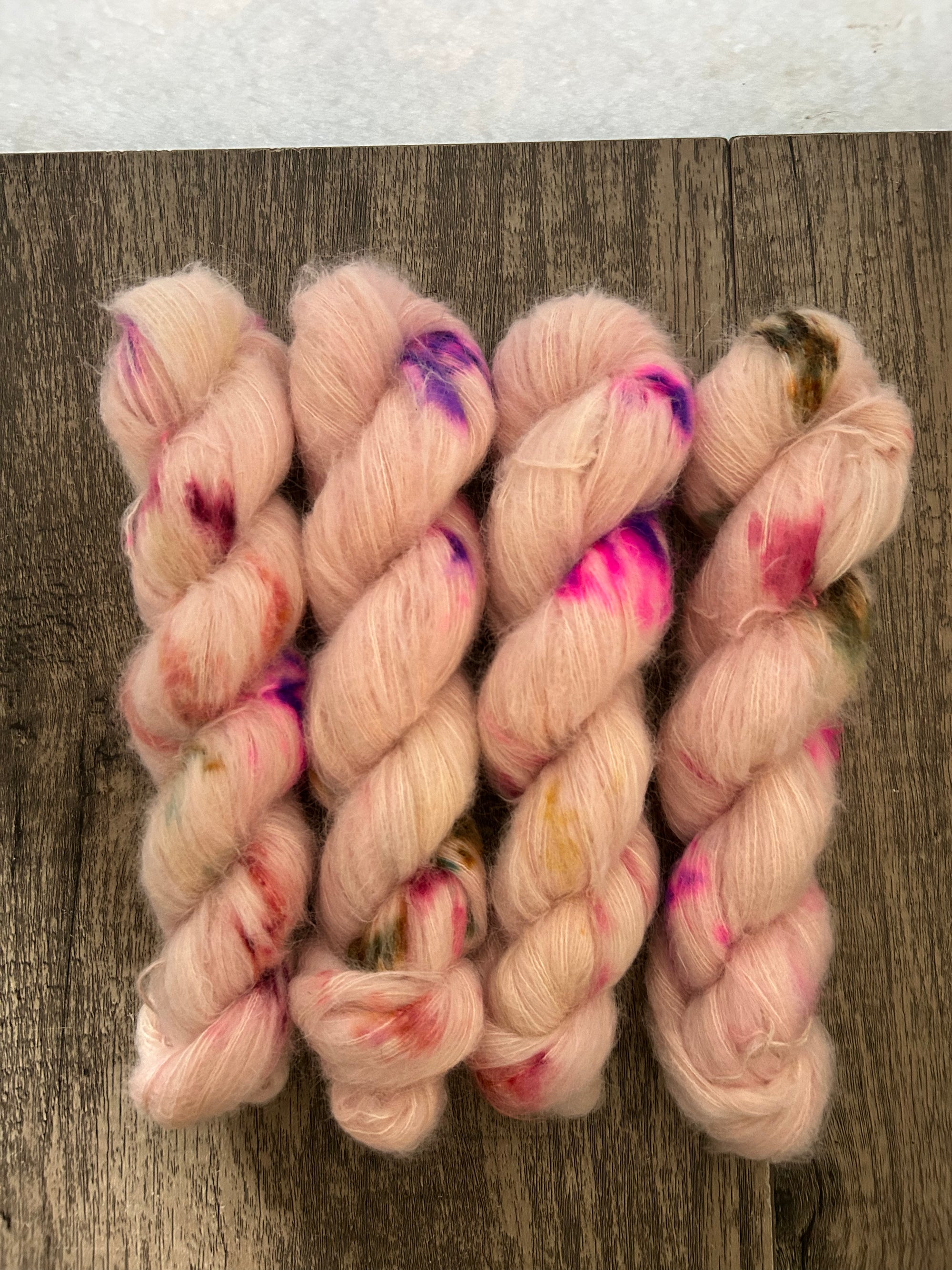 Philippine Kingfisher -  Suri Alpaca Silk Lace