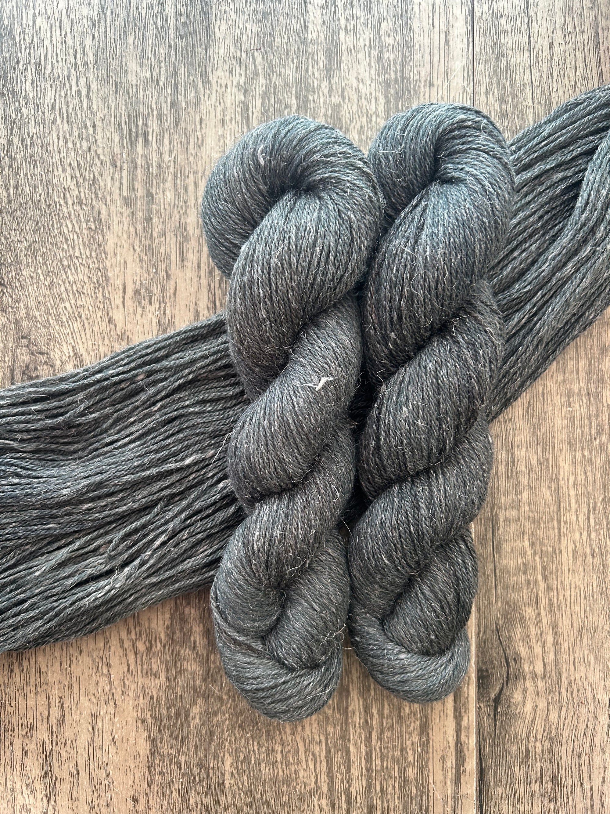 Dark Squall - DK 70/30 Wool/Linen
