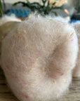 Hand Carded Batt - CVM/Border Leicester X + Sari Silk