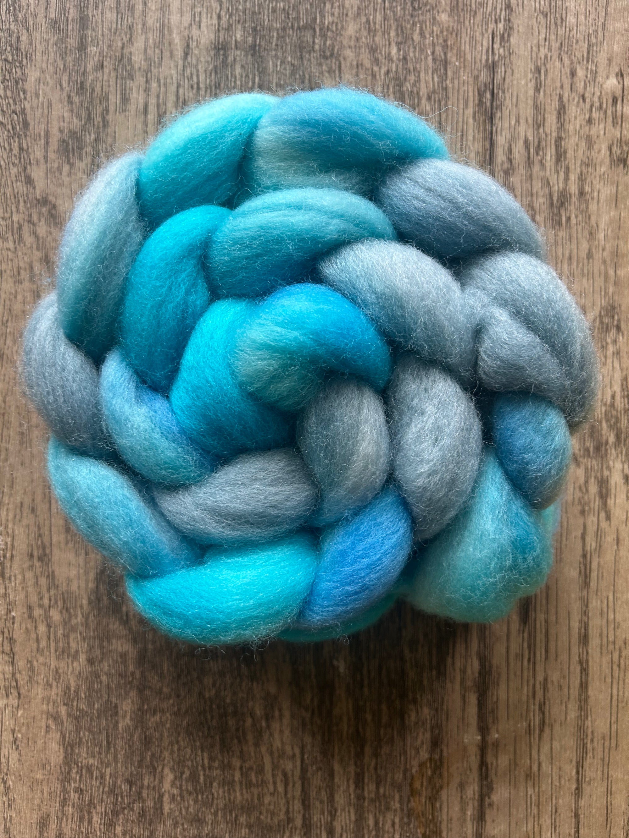 Blue- South American Wool Top