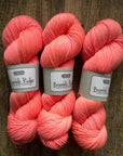 Hot Coral - Sock High Twist 85/15