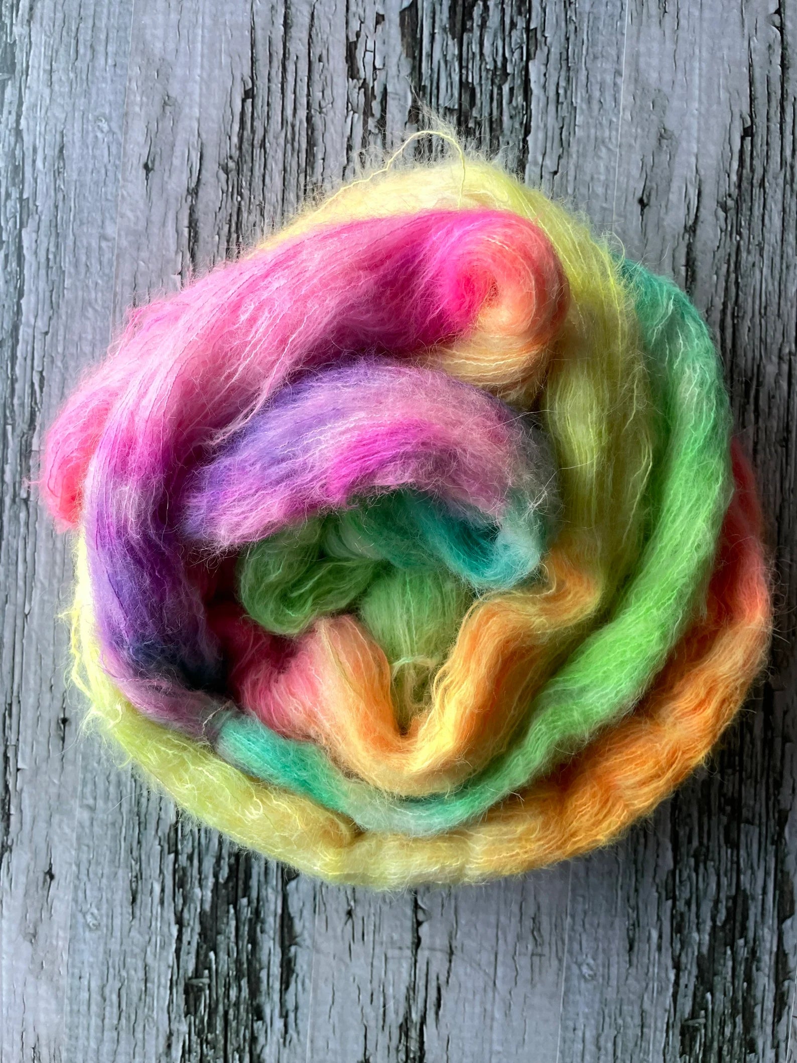 Rainbow Brite -  Suri Alpaca Silk Lace
