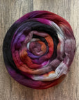 Rage Berry - Non Superwash Grey Merino Fibre