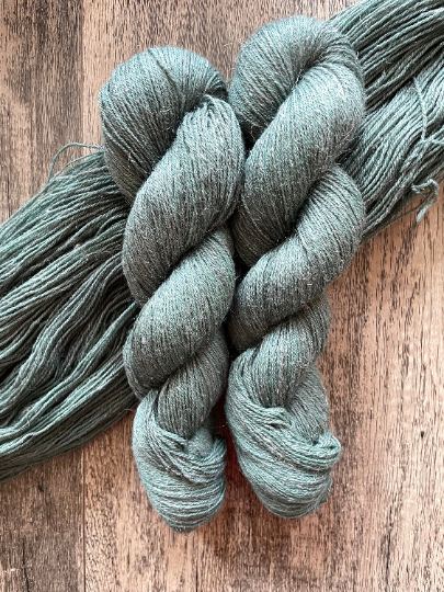 Eucalyptus - Sock Wool/Linen 70/30