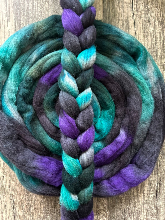 Ultraviolet - Non Superwash Grey Merino Fibre