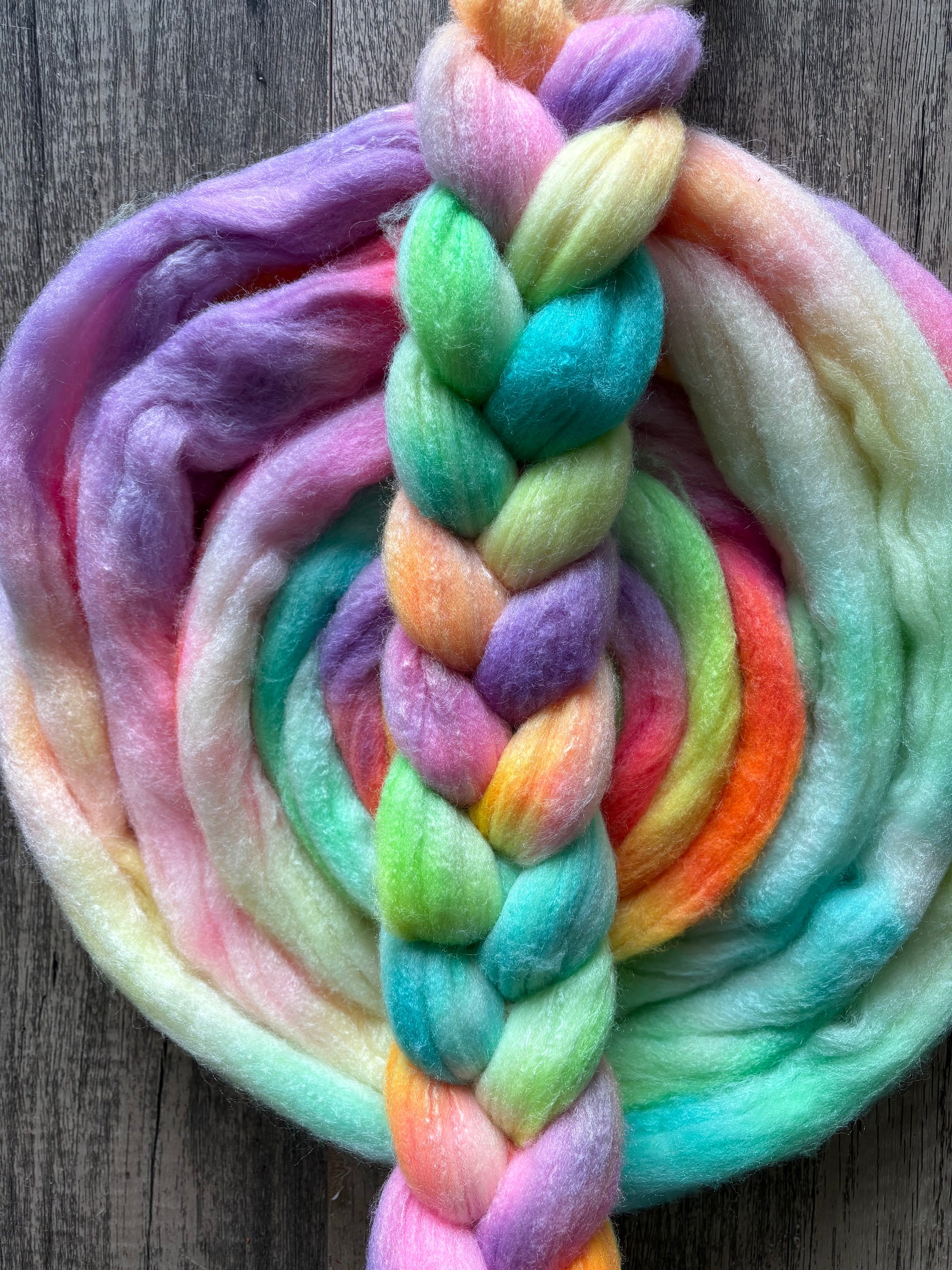 Rainbow Lite - Non SW Rambouillet Silk Fibre