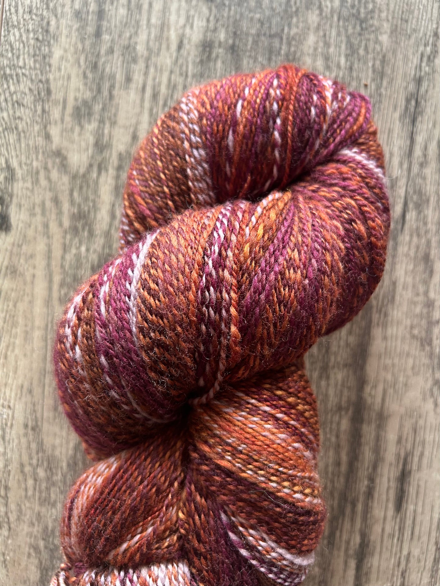 Rambouillet Silk - Fingering/Sport Weight Handspun