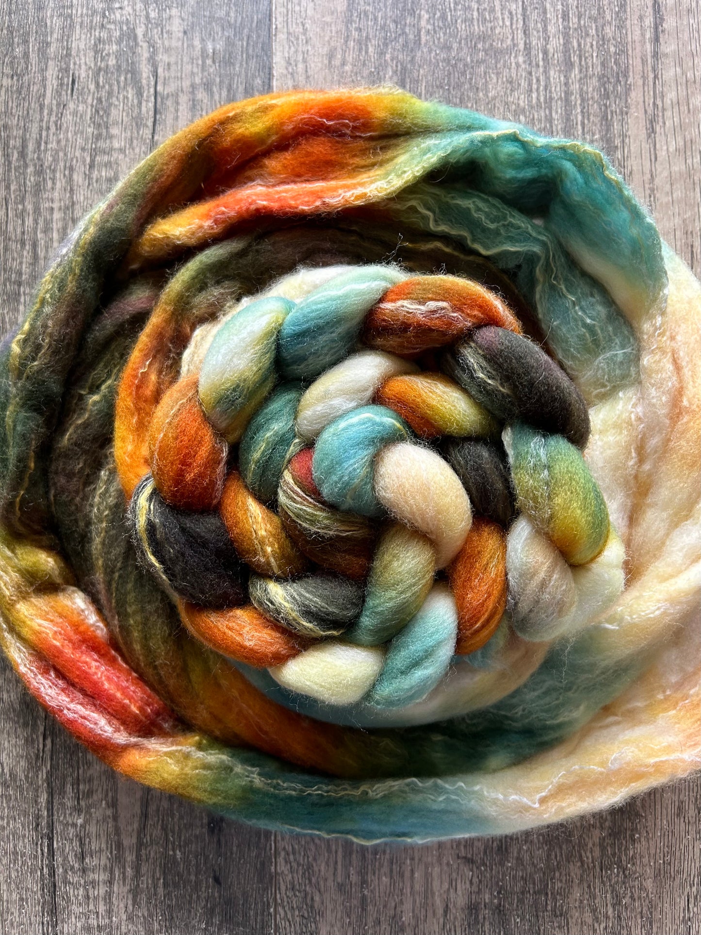 Mushroom Hunt - Non Superwash Polwarth Bamboo Fibre