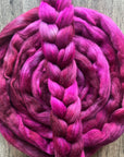 OOAK Pink - Non Superwash Grey Merino Fibre