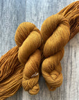Sticky Toffee - DK Corriedale Woolen Spun Yarn