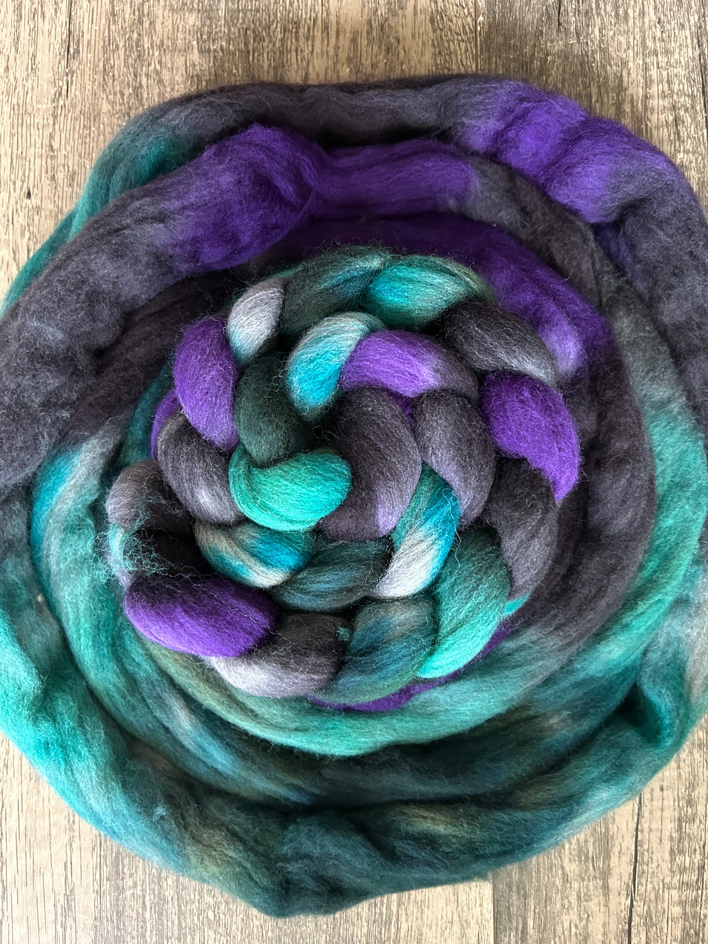 Ultraviolet - Non Superwash Grey Merino Fibre