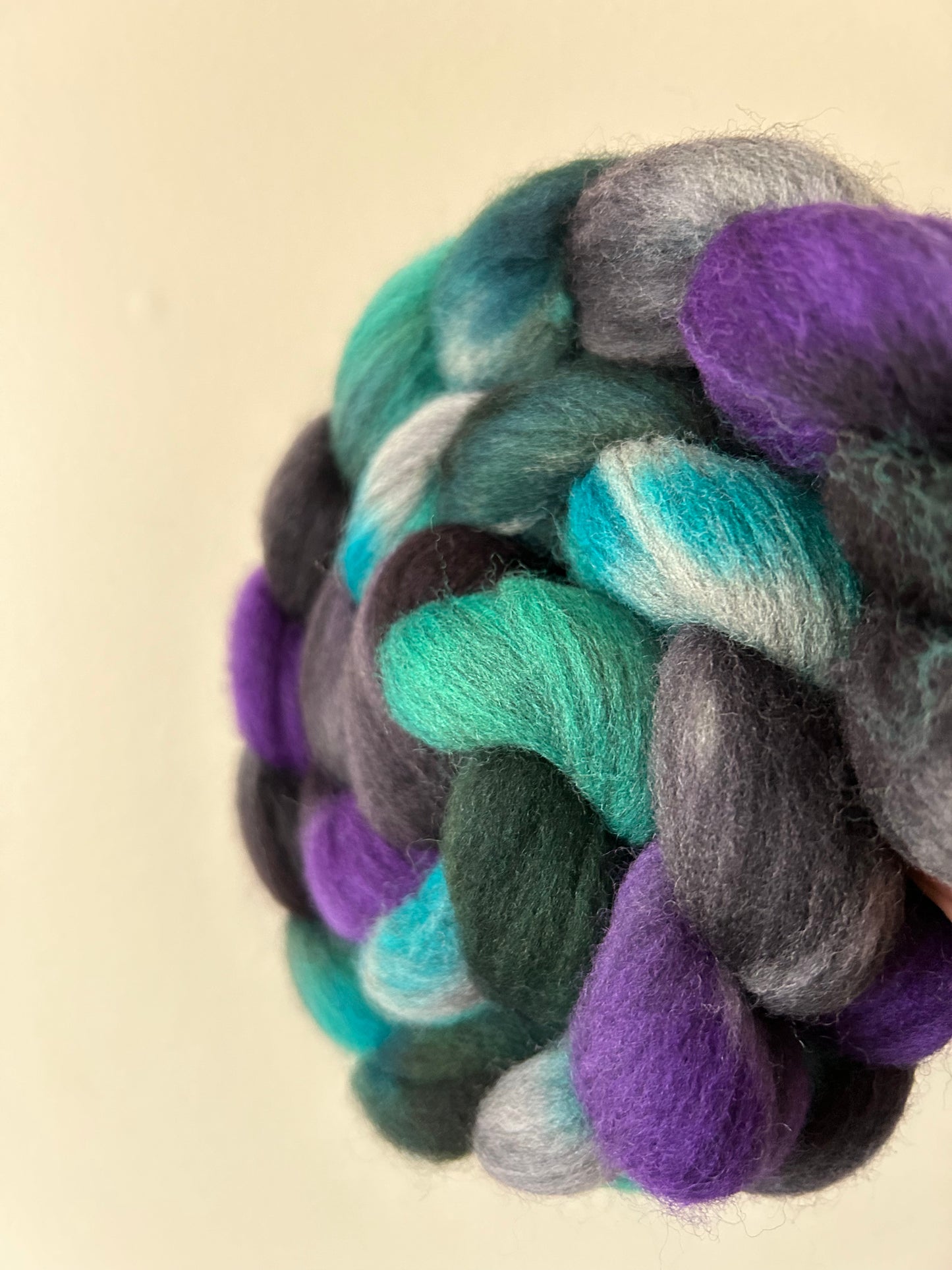 Ultraviolet - Non Superwash Grey Merino Fibre