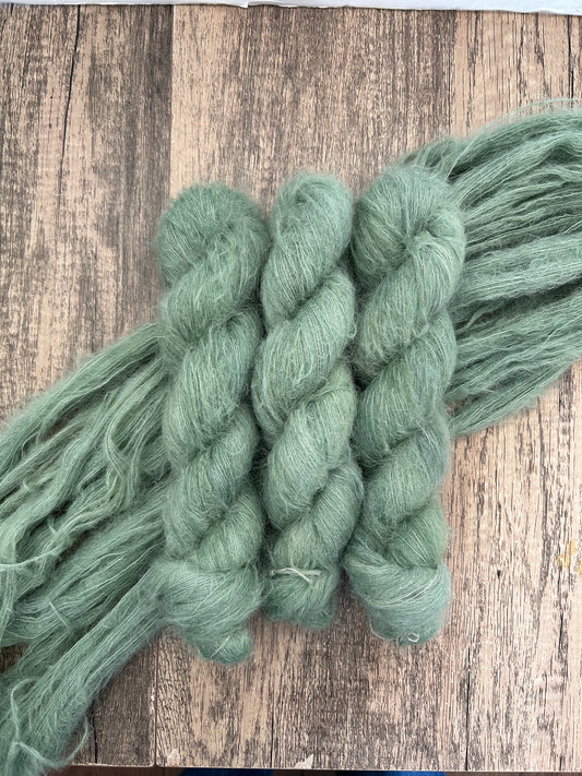 Eucalyptus - Suri Alpaca Silk Lace