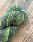 Lightning Bug on 80/20 Polwarth  Bamboo- Fingering/Sport Wt Handspun