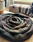 Raven (20.6 micron) Haunui Fibre - Dye Experiment
