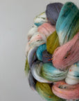 OOAK 4 - Non Superwash Polwarth Tweed Fibre