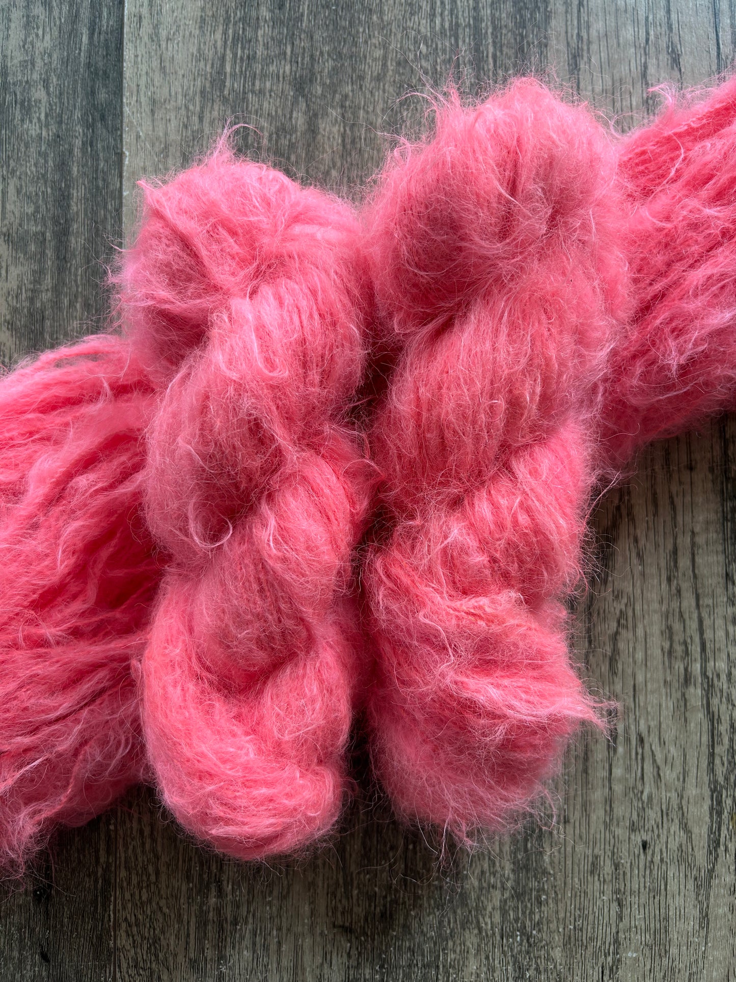 Hot Coral - Suri Alpaca DK