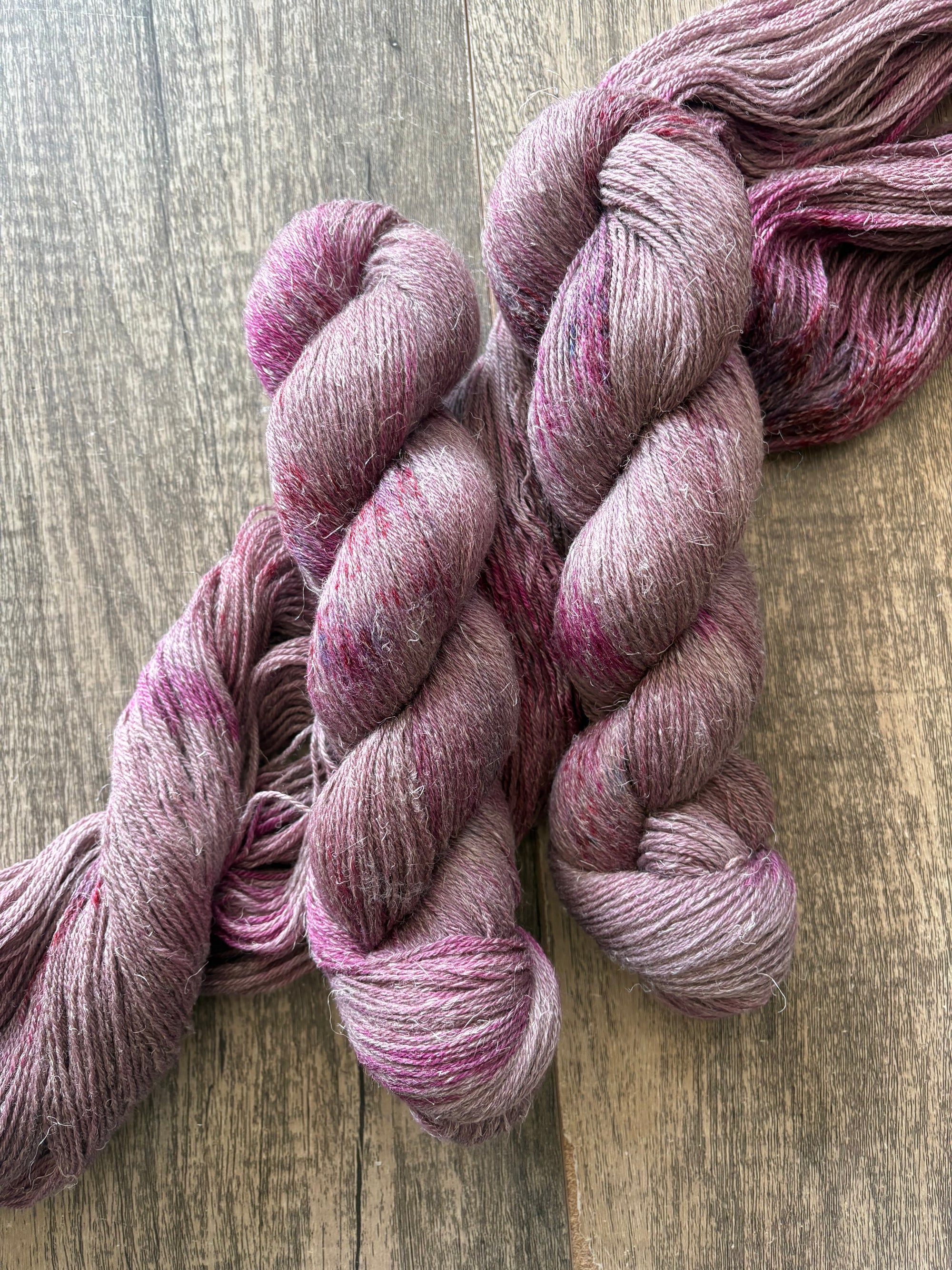 Berry  - Sock Wool/Linen 70/30